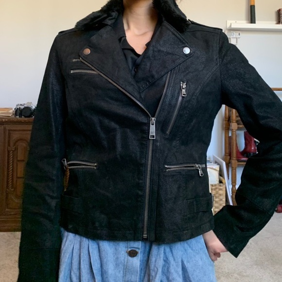 NWT Levis Suede // Leather Jacket - Picture 3 of 4